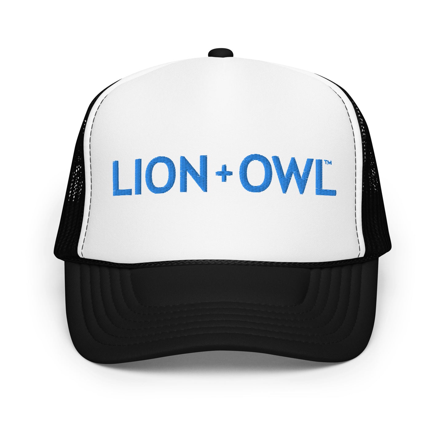Lion + Owl Logo Foam trucker hat