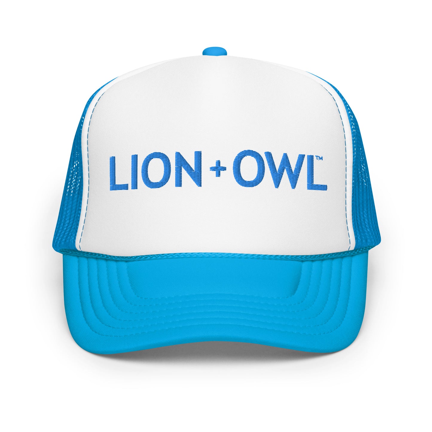 Lion + Owl Logo Foam trucker hat